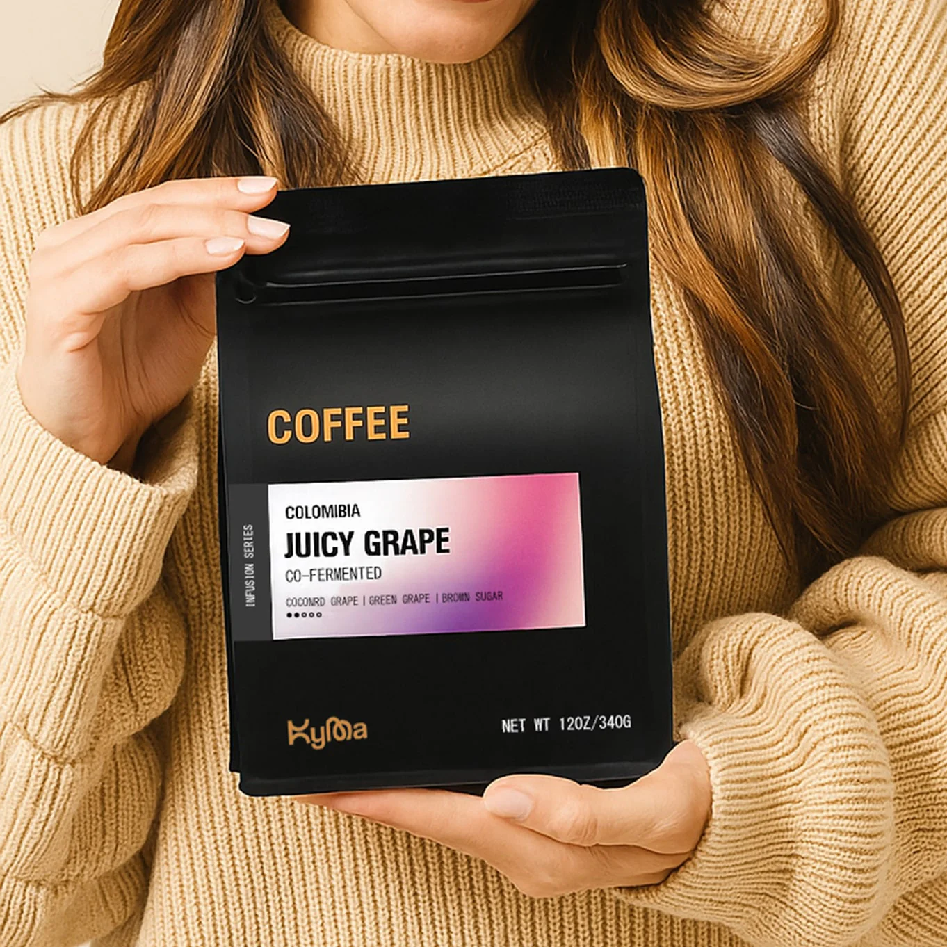 Grape Infused Colombia Coffee - obrazek 2